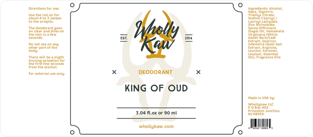 KING OF OUD DEODORANT